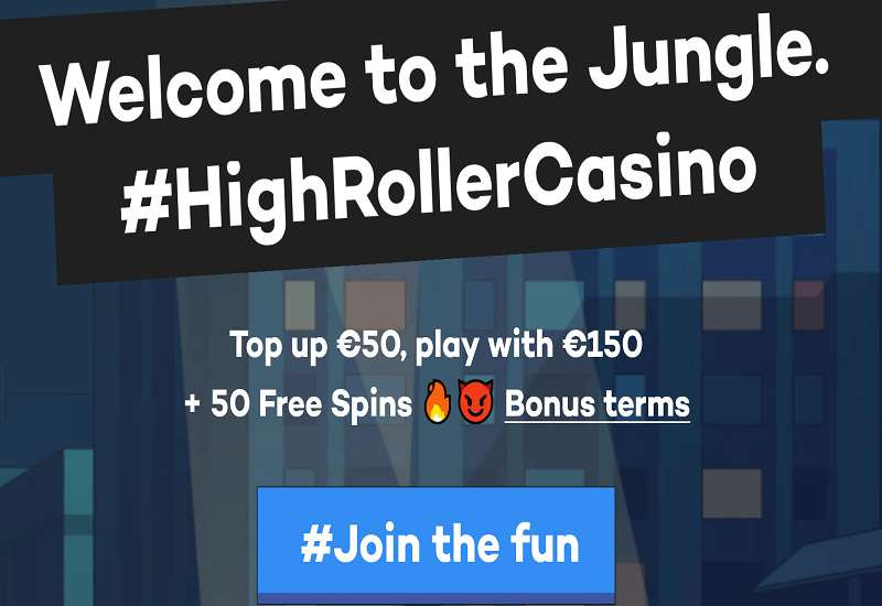 High Roller Casino Bonus 100 Up To €100 + 50 Free Spins Bonus